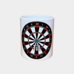 Darts Tasse mit Namen